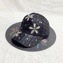 Summer Lace Flowers Baseball Caps for Women Butterfly Rhinestone Breathable Mesh Snapback Hat Hip Hop Hat Fashion Sun Hat Gorras