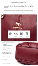 Famous Brand Authentic Handbag Women's 2024 New Arrival Large Capacity Mom Bag for the Middle-Aged Stylish Genuine Leather Shoulder Messenger Bag