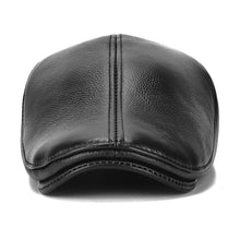 Men's outdoor leather hat winter Berets male warm Ear protection cap 100% genuine leather dad hat wholesale Leisure