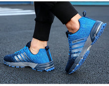 Men's and women's flats fashion casual sneakers plus size breathable fitness running shoes