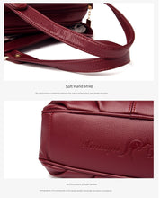 Famous Brand Authentic Handbag Women's 2024 New Arrival Large Capacity Mom Bag for the Middle-Aged Stylish Genuine Leather Shoulder Messenger Bag