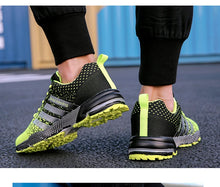 Men's and women's flats fashion casual sneakers plus size breathable fitness running shoes