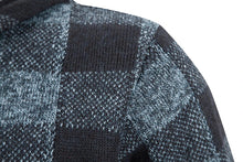 Men's New Plaid Jacket Hooded Sweater Autumn Winter Fleece Outwear Thick Warm Casual Clothing Cold Windbreaker Coat