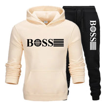Two-piece Fitness Sets for Autumn and Winter, Casual Sportswear for Both Men and Women, Paired with Fashionable Hooded Sweatshir