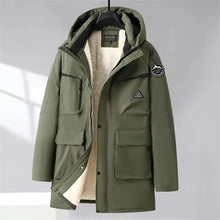 Winter Cargo Parkas Men Thick Fleece Jacket Coats Plus Size 13XL Camp Parkas Waterproof Casual Winter Long Jacket Male Big Size