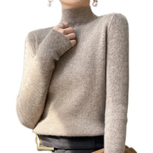 Autumn Winter Women Sweater Slim Fit Bottoming Shirt Basic Knitted Tops Black Long Sleeve Mock Neck Pullovers Strecth Innerwears