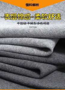 Korean Clothing Casual Men's White Thermal Fleece COTTON Fall Winter Underwear Long Sleeve Men's Oversize T-shirt Tee Shirt