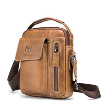 Bullcaptain Leather Business Messenger Bag