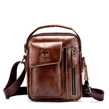 Bullcaptain Leather Business Messenger Bag