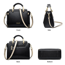 FOXER Women Crossbody Shoulder Bags Split Leather Large Capacity Handbags