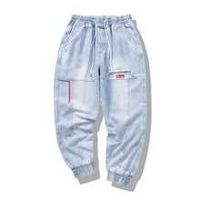 2022 Men Streetwear Hip Hop Cargo Jeans Pants  Autumn-Spring Clothing