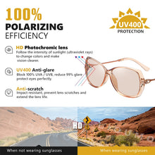 LIOUMO Fashion Design Photochromic Sunglasses For Women Polarized Travel Glasses Oversized Luxury Ladies Eyewear oculos de sol