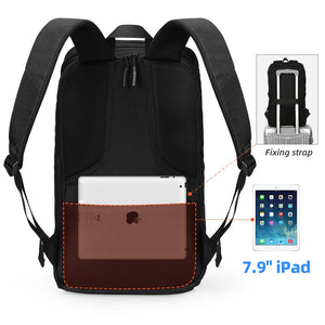 Fenruien Men Backpack Multifunctional Waterproof 15.6 Inch Laptop