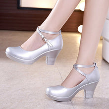 New 2022 Fashion Women Pumps With High Heels Genuine Leather Shoes