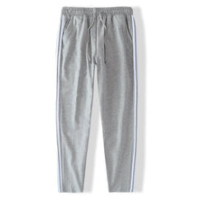 Joggers Sweatpants Cotton Pants Sports Tracksuit Trousers Striped For Men Plus Size