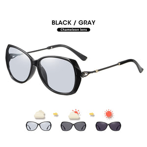 LIOUMO Fashion Design Photochromic Sunglasses For Women Polarized Travel Glasses Oversized Luxury Ladies Eyewear oculos de sol