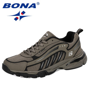 BONA Men Running Sport Shoes Lightweight Breathable