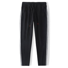 Joggers Sweatpants Cotton Pants Sports Tracksuit Trousers Striped For Men Plus Size