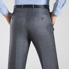 Business Thin Suit Pants Size 29-48  Solid Silk Long Dress Pants
