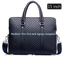 New Double Layers Men&#39;s Leather Business Briefcase Casual Man Shoulder Bag Messenger Bag Male Laptops Handbags Men Travel Bags