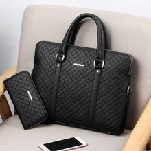 New Double Layers Men&#39;s Leather Business Briefcase Casual Man Shoulder Bag Messenger Bag Male Laptops Handbags Men Travel Bags