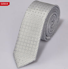 Men Casual Slim Ties Classic Polyester Woven  For Wedding Business Male