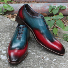 US Size 8-15 Handmade Men Wingtip Oxfords Genuine Leather Classic  Business Formal Shoes