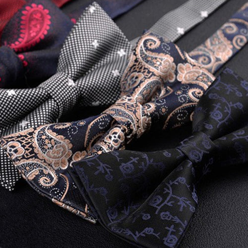 Men formal dresses ribbon neck bow tie for men classic