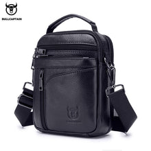 BULLCAPTAIN   Men's Genuine Leather  Crossbody Shoulder Messenger Bags