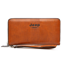 JEEP BULUO  Long Men's Wallet pu Leather