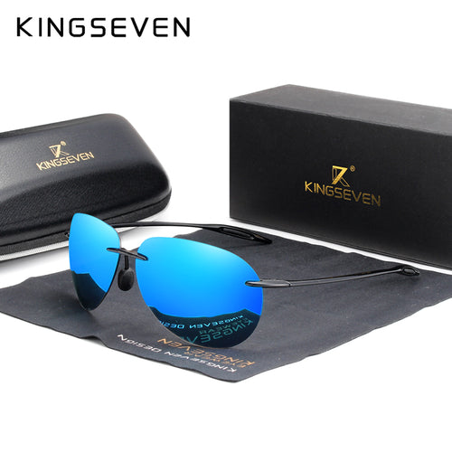 KINGSEVEN 2019 Men   Ultralight  Rimless Sunglasses