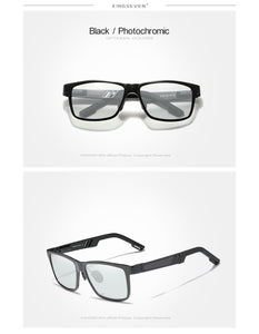 KINGSEVEN Photochromic Sunglasses Men Women Polarized Chameleon Glasses  Anti-glare