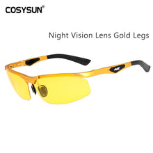 Night Vision Driving Glasses Men Goggle Sunglasses for Night vision Lens Aluminum Alloy