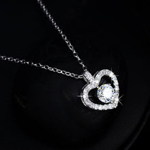UMODE High Quality Romantic Lovely Heart Shape Cubic Zirconia Pendant Necklaces