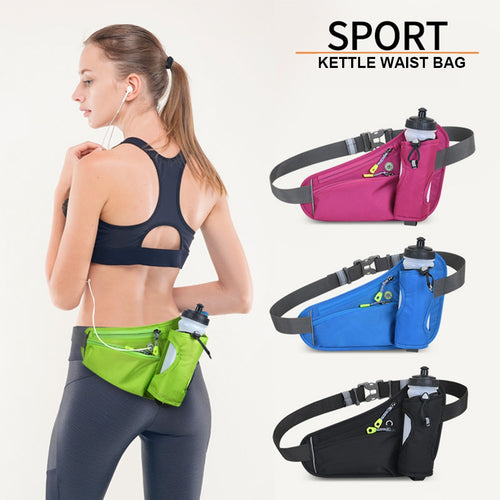 Running Waist Bags Water Bottle Holder Outdoor Camping Hiking Fitness Men Women