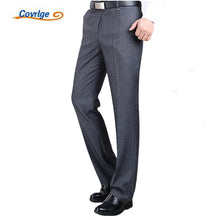Covrlge Men Suit Pants High Quality Silk Formal Pants Big Size
