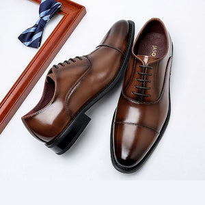 Men High Quality Handmade Oxford Formal Italian Genuine Cow Leather Suit Shoes